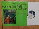 BACH / P.TORTELIER -R.VEYRON LACROIX  LP ERATO STU 70166  NMINT
