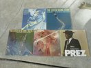 LESTER YOUNG-5 LP'S-THE JAZZ GIANTS '56-STORY VOLUME 2-PROMO STAMP-NM(-)TO NM