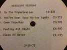 Harrison Kennedy ACETATE & Another Invictus Records ACETATE 12