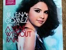 Selena Gomez A Year Without Rain Translucent Ice Blue & Black Splatter Vinyl LP