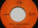 Josie Carey & Mister FRED ROGERS 45 Time For Christmas RARE Vinyl Small World