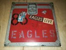 The Eagles* Live *2 LP Vinyl RECORD With POSTER  ASYLUM BB-705 EX /VG ?1980????