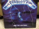 RARE Metallica Ride The Lightning Vinyl LP 1984 Megaforce/Elektra Pressing 60396