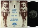 Funny Papa Smith - The Original Howling Wolf 1930-1931 LP - Yazoo VG+