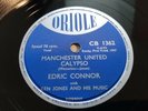 78rpm: Edric Connor – Manchester United Calypso - Busby Babes 1957 Mega rare VG+