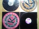 drum and bass vinyl all playable no crackles old garage find..
