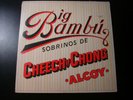 CHEECH & AND CHONG BIG BAMBU LP RECORD WITH ROLLING PAPER