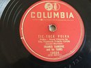 78 rpm FRANKIE YANKOVIC & YANKS Tick Tock Polka Columbia 10024 Jukebox Record