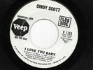 Rare Northern Soul 45 CINDY SCOTT I Love You Baby In Your Spare Time VEEP PROMO