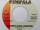 NWA - STRAIGHT OUTTA COMPTON / BLACK SUPERMAN  - WEST COAST CLASSICS   VINYL 7