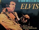 Elvis Presley LP / Vinyl - To Know Him Is To Love Him - blue-black vinyl