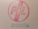 Public image ltd Recorded Live In Paris When Nobody Was Looking 2nd gig