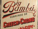 Big Bambu Cheech & Chong Alcoy LP Vinyl Album  w/Rolling Paper