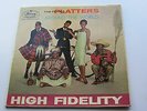 THE  PLATTERS ORIGINAL 1958 UK LP AROUND THE WORLD WITH THE FLYING PLATTERS