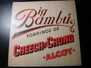 CHEECH & AND CHONG BIG BAMBU LP RECORD WITH ROLLING PAPER