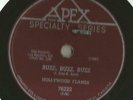 78 Rpm Record Hollywood Flames Buzz Buzz Buzz