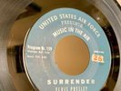 Elvis Presley Surrender, U.S. Air Force Music In The Air, 45 RPM, Rare Single VG