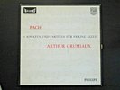 BACH / ARTHUR GRUMIAUX VIOLIN / PHILIPS 835198/200 / HI FI STEREO HOLLAND