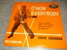 EDDIE COCHRAN CMON EVERYBODY EP MISPRESS DECCA COVER ROCK N ROLL ROCKABILLY