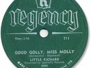 LITTLE RICHARD Rock’n roll 78 RPM Record. Good Golly, Miss Molly