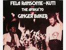 Fela Ransome-Kuti with Ginger Baker Live  CLEAR/BLACK SWIRL Vinyl LP Newbury OOP