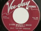 BILLY THE KID EMERSON Every Woman I Know /Tomorrow Never Comes VJ 45 rocker HEAR