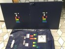 Coldplay X&Y Rare Box set double LP Poster 2005 + Promo record bag drinks matt