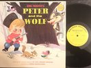 Serge Prokofieff's PETER AND THE WOLF vinyl LP Golden Records FRANK MILANO NM