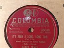 78 Rpm Harry James-It's Been A Long Long Time Columbia 36838 Avengers Endgame
