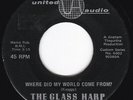 Heavy OH Acid Rock GLASS HARP Where Did My World Come From 45 United Audio HEAR