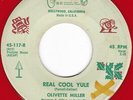 CA Beat Jazz R&B OLIVETTE MILLER ROSCOE WEATHERS Real Cool Yule 45 Protone HEAR