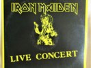 Iron Maiden Live Concert Vinyl Double LP Manchester England 4-3-1982 Rare