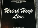 DOUBLE LP VINYL ALBUM URIAH HEEP LIVE 1973 UK 1ST PRESS c/w BOOKLET VG/EX