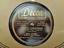 BING CROSBY - White Christmas / Let's Start The New Year Right 78 rpm disc (A+)