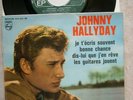 johnny hallyday rare  ep glace je t'ecrit souvent verso et disque rares (photos)