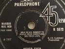The Action,Never Ever/Twenty For Hours ,VG+,Parlophone,1967,Mod,Freakbeat,Garage