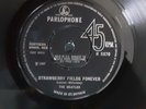 BEATLES 1967 STRAWBERRY FIELDS FOREVER ORIG SOLID CENTRE 1ST PRESS GENUINE 45