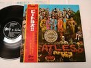The Beatles SGT PEPPERS LONELY JAPAN ORIGINAL FIRST ODEON OP-8163 RED WAX W/OBI