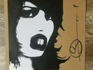 Carina Round RARE The Disconnection SIGNED Screenprinted WHITE Vinyl PUSCIFER