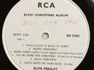 RARE ELVIS PRESLEY 1957 Christmas Album *NM* UK WHITE LABEL TEST PRESSING RCA