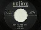 Blues 45 - Willie Baker - Going Back Home Today - DeLuxe - mp3 - obscure