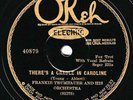 Okeh #40879: Frankie Trumbauer Or-A Cradle In Caroline/Blue River E- hot Bix
