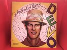 DEVO ARE WE NOT MEN? 1978 VG+ VINYL w/LYRIC/PICTURE INSERT BSK 3239 LA Presng.