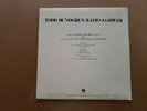 Todd Rundgren/Radio Sampler Songs From Back To The Bars LP 1979