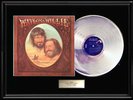WAYLON JENNINGS WILLIE NELSON WHITE GOLD SILVER PLATINUM TONED VINYL RECORD LP