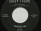Doo Wop R&B TEMPOS Promise Me / Never Let Me VG+ RHYTHM 121 Original 45 Rare MP3