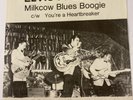 ELVIS PRESLEY 45 RPM MILK COW BLUES BOOGIE / YOU'RE A HEARTBREAKER WITH SLEEVE