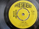 Matata  ( Air- fiesta ) - I feel Funky / I want you 7'' vinyl   President PT 406