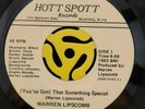 Modern Soul 45-Warren Lipscomb-You've Got That Something Special-Hott Spott HEAR
