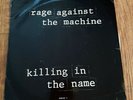 Rage Against The Machine Killing In The Name 7inch Single White Marbled Vinyl